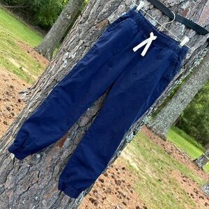 Boys Navy Chino Joggers